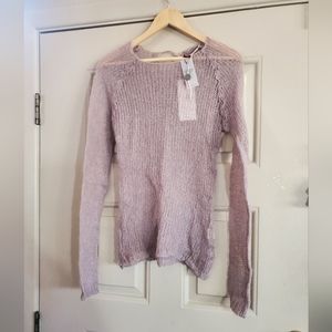 LIIS Japan Super Kid Mohair/Alpaca Knit Sweater, NWT, Size M